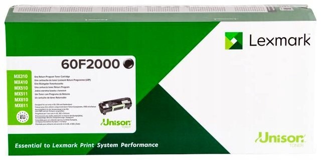 Lexmark 602 toner cartridge 1 pc(s) Original Black Lexmark 602 toner cartridge 1 pc(s) Original Black