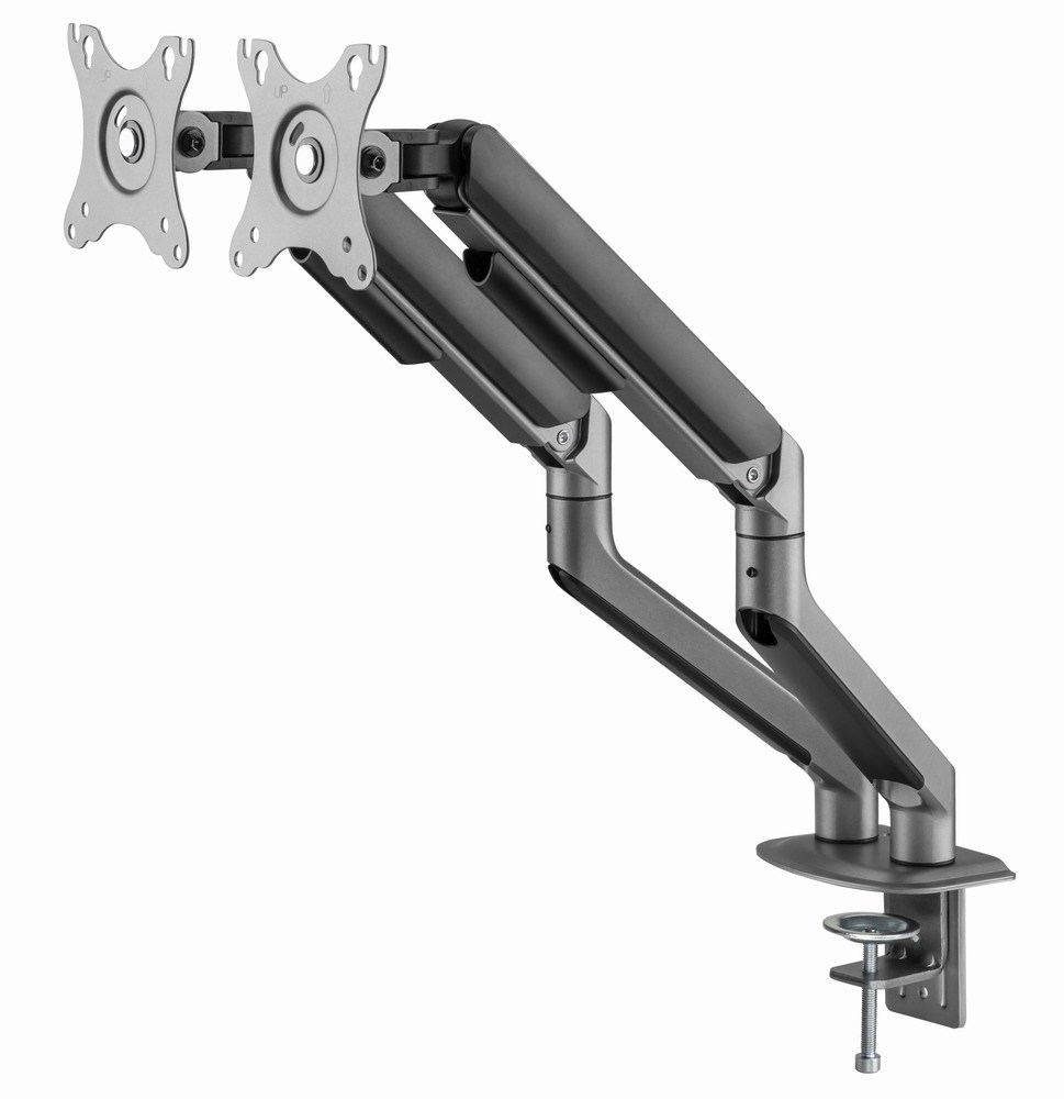 Gembird MA-DA2-05 monitor mount / stand 81.3 cm (32") Desk Grey Gembird MA-DA2-05 monitor mount / stand 81.3 cm (32") Desk Grey