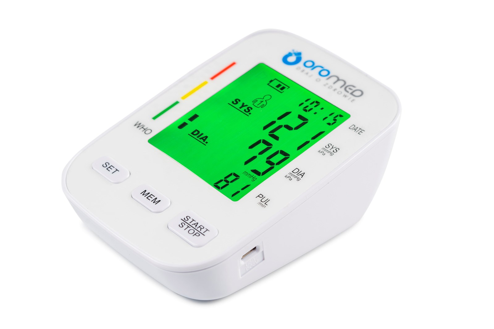 OROMED ORO-BP3 USB REFRIGERATOR electronic blood pressure monitor + POWER SUPPLY OROMED ORO-BP3 USB REFRIGERATOR electronic blood pressure monitor + POWER SUPPLY
