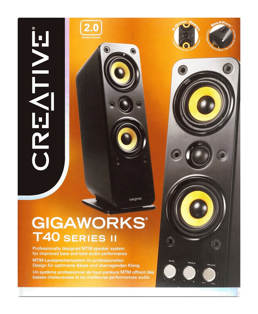 Creative Labs GigaWorks T40 Series II Black 32 W Creative Labs GigaWorks T40 Series II Black 32 W
