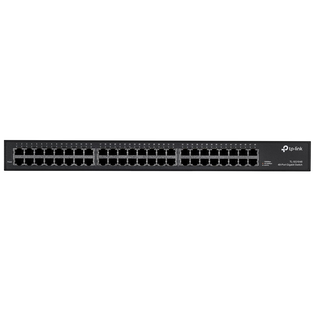 TP-Link TL-SG1048 Unmanaged Gigabit Ethernet (10/100/1000) 1U Black TP-Link TL-SG1048 Unmanaged Gigabit Ethernet (10/100/1000) 1U Black