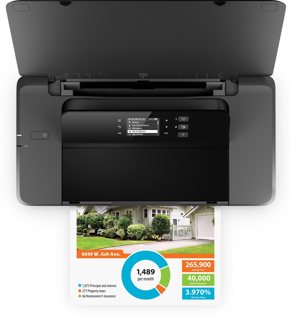 HP Officejet 200 Mobile Wireless Color Printer HP Officejet 200 Mobile Wireless Color Printer