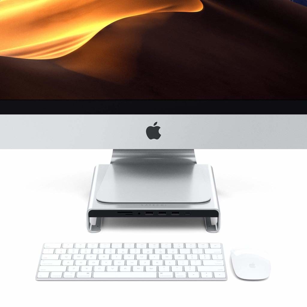 Satechi Aluminum Monitor Stand silver Satechi Aluminum Monitor Stand silver
