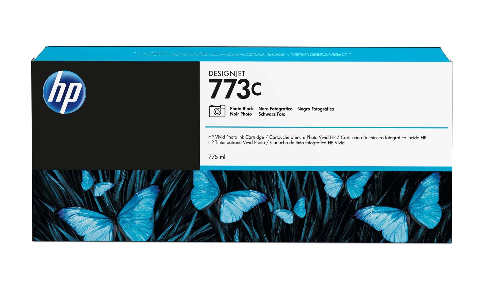 HP 773C 775-ml Photo Black DesignJet Ink Cartridge HP 773C 775-ml Photo Black DesignJet Ink Cartridge