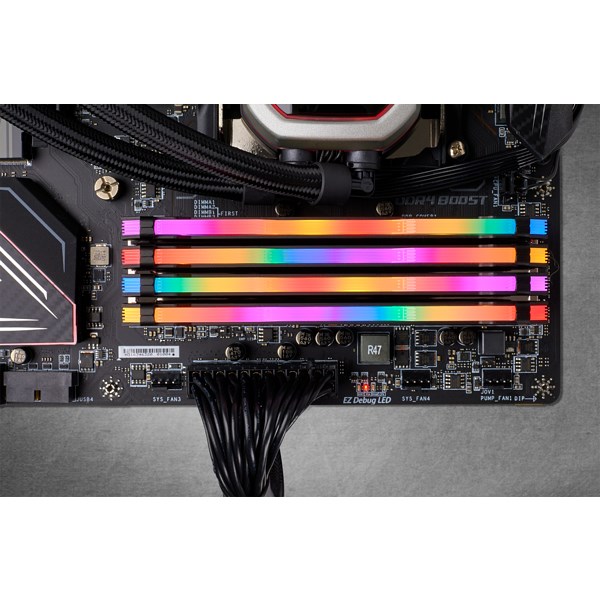 Corsair Vengeance RGB CMW32GX4M4C3200C16 memory module 32 GB 4 x 8 GB DDR4 Corsair Vengeance RGB CMW32GX4M4C3200C16 memory module 32 GB 4 x 8 GB DDR4