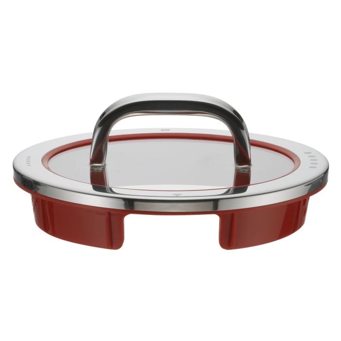 WMF 8900541245 pan lid Round Red, Stainless steel WMF 8900541245 pan lid Round Red, Stainless steel