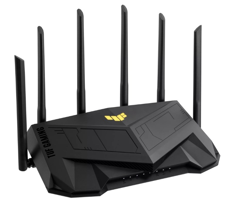 ASUS TUF Gaming AX6000 (TUF-AX6000) wireless router Gigabit Ethernet Dual-band (2.4 GHz / 5 GHz) Black ASUS TUF Gaming AX6000 (TUF-AX6000) wireless router Gigabit Ethernet Dual-band (2.4 GHz / 5 GHz) Black