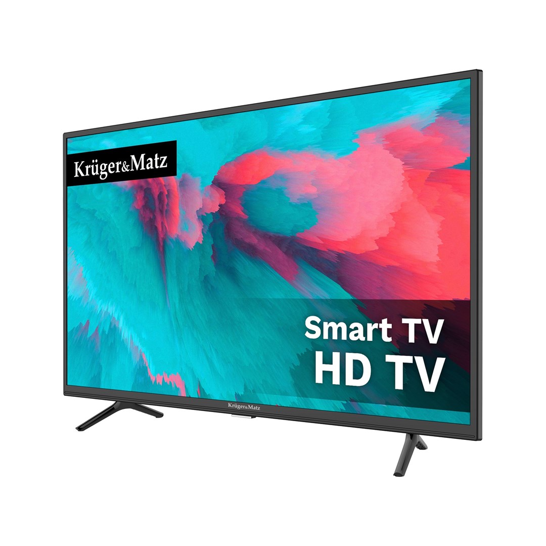 Krüger&Matz KM0232-S6 TV 81.3 cm (32") HD Smart TV Wi-Fi Black 220 cd/m² Krüger&Matz KM0232-S6 TV 81.3 cm (32") HD Smart TV Wi-Fi Black 220 cd/m²