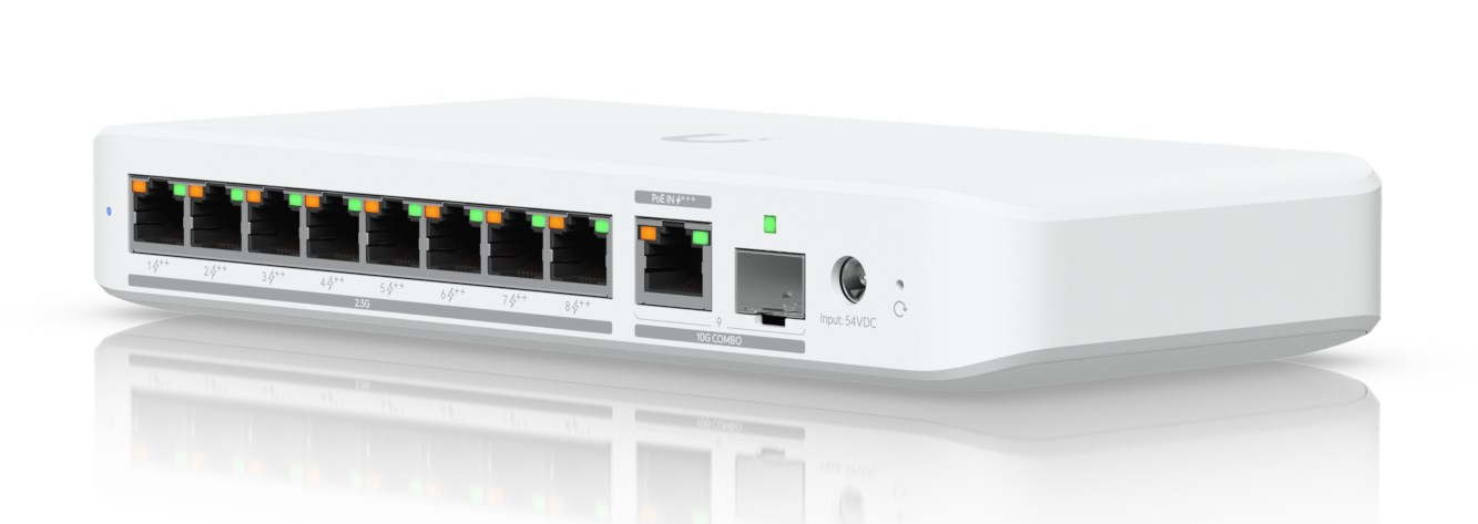Ubiquiti UniFi Flex 2.5G PoE Managed L2 2.5G Ethernet (100/1000/2500) Power over Ethernet (PoE) Desktop/Wall-Mounting White Ubiquiti UniFi Flex 2.5G PoE Managed L2 2.5G Ethernet (100/1000/2500) Power over Ethernet (PoE) Desktop/Wall-Mounting White
