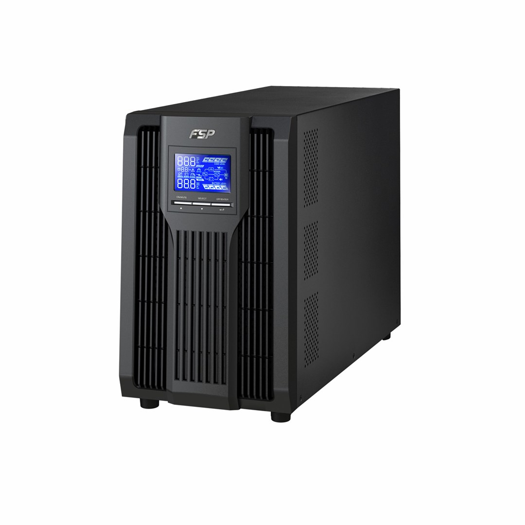 FSP Champ Tower 3K uninterruptible power supply (UPS) Double-conversion (Online) 3 kVA 2700 W FSP Champ Tower 3K uninterruptible power supply (UPS) Double-conversion (Online) 3 kVA 2700 W
