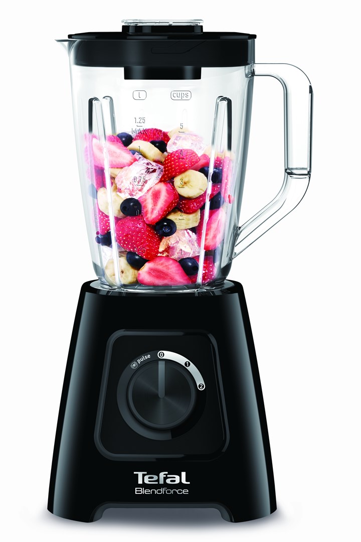 Tefal BlendForce II BL4208 blender 1.25 L Tabletop blender 600 W Black Tefal BlendForce II BL4208 blender 1.25 L Tabletop blender 600 W Black