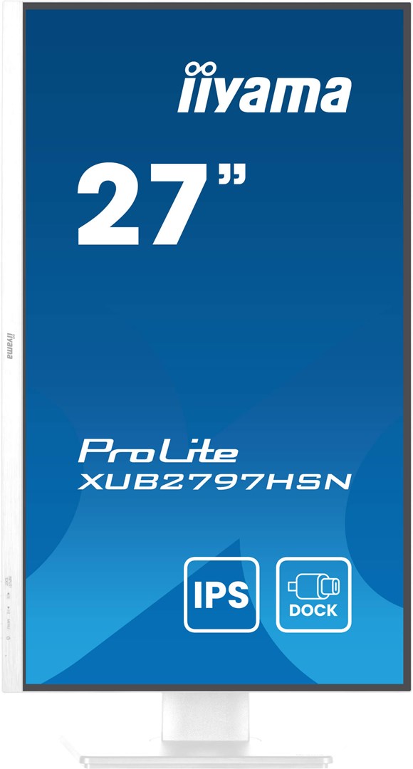 iiyama ProLite 27" IPS technology panel with USB-C dock and RJ45 (LAN) iiyama ProLite 27" IPS technology panel with USB-C dock and RJ45 (LAN)