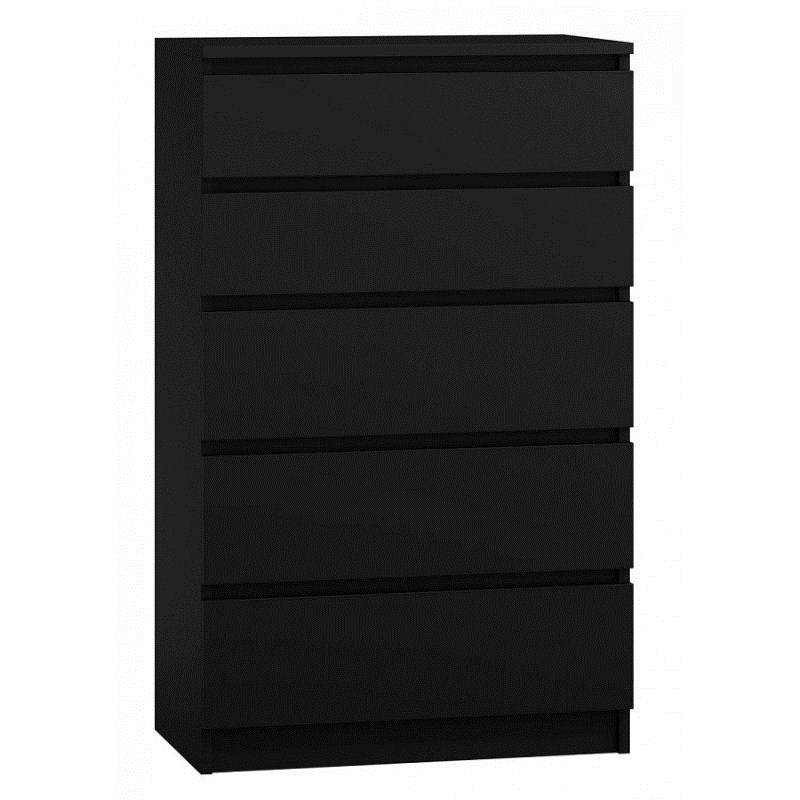 Topeshop M5 CZERŃ chest of drawers Topeshop M5 CZERŃ chest of drawers