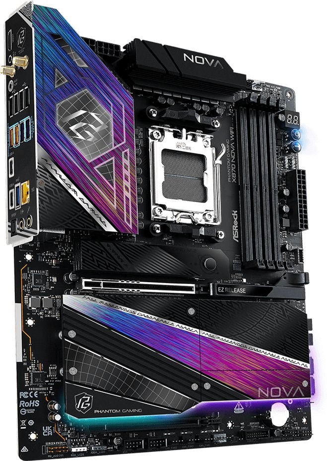 ASRock X870 NOVA WIFI motherboard ASRock X870 NOVA WIFI motherboard