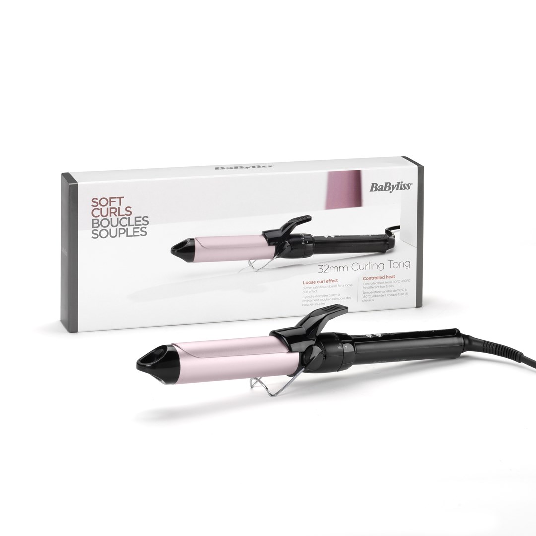 BaByliss Pro 180 C332E Sublim’Touch 32 mm Curling iron Warm Black, Pink 70.9" (1.8 m) BaByliss Pro 180 C332E Sublim’Touch 32 mm Curling iron Warm Black, Pink 70.9" (1.8 m)