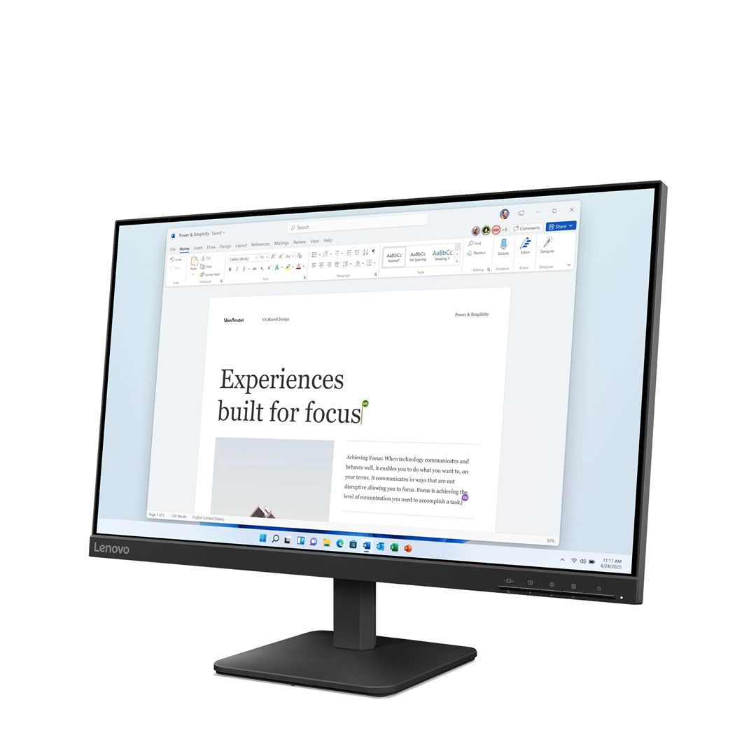 Lenovo L24-4e computer monitor 60.5 cm (23.8") 1920 x 1080 pixels Full HD LCD Black Lenovo L24-4e computer monitor 60.5 cm (23.8") 1920 x 1080 pixels Full HD LCD Black