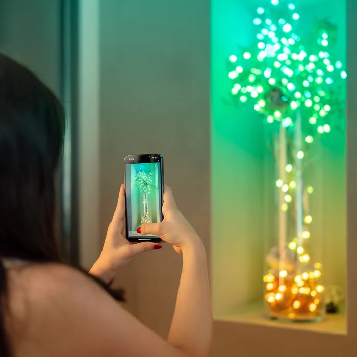 Twinkly Candies LED Christmas tree lights TWKH200RGB-G 6 m 200 lights Twinkly Candies LED Christmas tree lights TWKH200RGB-G 6 m 200 lights