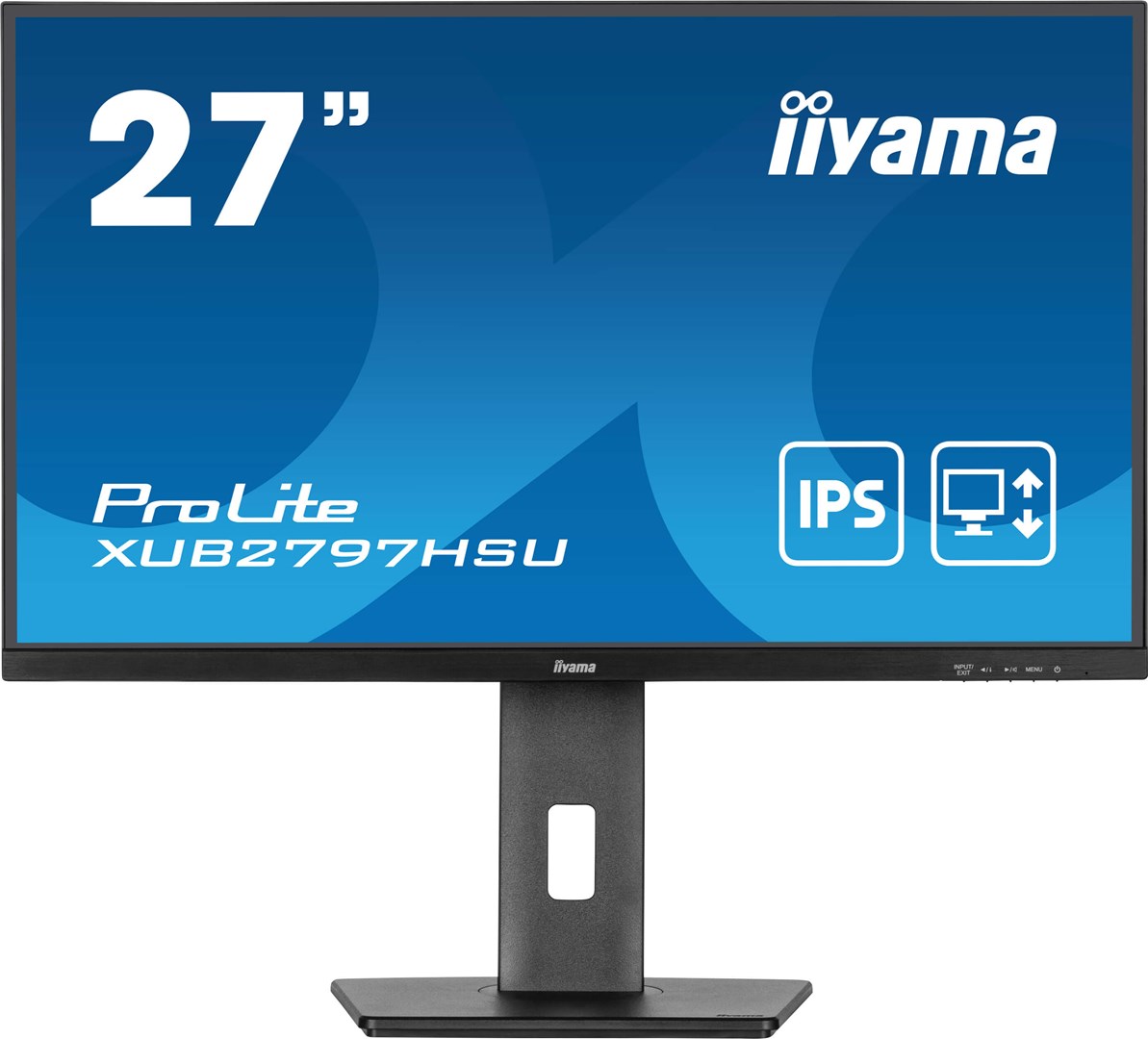 iiyama ProLite 27” IPS technology panel with 1ms MPRT, 100Hz refresh rate, USB-Hub and height adjustable stand iiyama ProLite 27” IPS technology panel with 1ms MPRT, 100Hz refresh rate, USB-Hub and height adjustable stand
