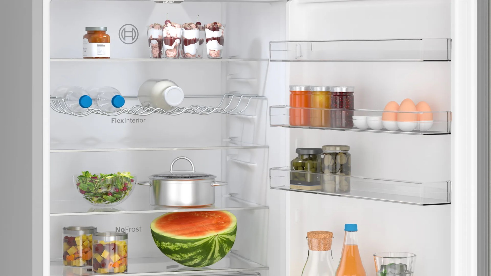 Bosch Serie 4 KGN492IDF fridge-freezer Freestanding 440 L D Stainless steel Bosch Serie 4 KGN492IDF fridge-freezer Freestanding 440 L D Stainless steel