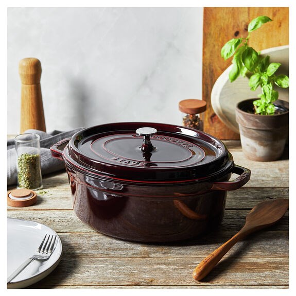 ZWILLING 40509-366-0 baking dish 5.5 L Oval Cast iron Casserole baking dish ZWILLING 40509-366-0 baking dish 5.5 L Oval Cast iron Casserole baking dish