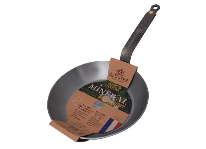 De Buyer Iron Induction Mineral Pan 28cm De Buyer Iron Induction Mineral Pan 28cm