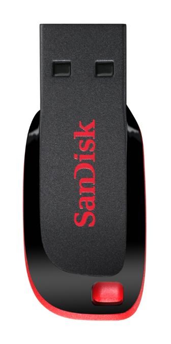 SanDisk Cruzer Blade USB flash drive 128 GB USB Type-A 2.0 Black, Red SanDisk Cruzer Blade USB flash drive 128 GB USB Type-A 2.0 Black, Red