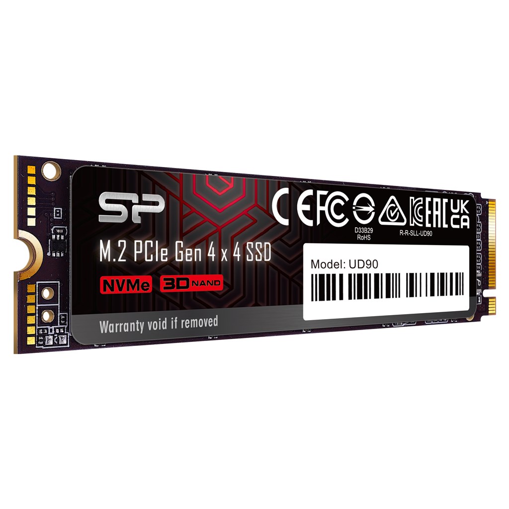 Silicon Power UD90 2 TB M.2 PCI Express 4.0 NVMe 3D NAND Silicon Power UD90 2 TB M.2 PCI Express 4.0 NVMe 3D NAND