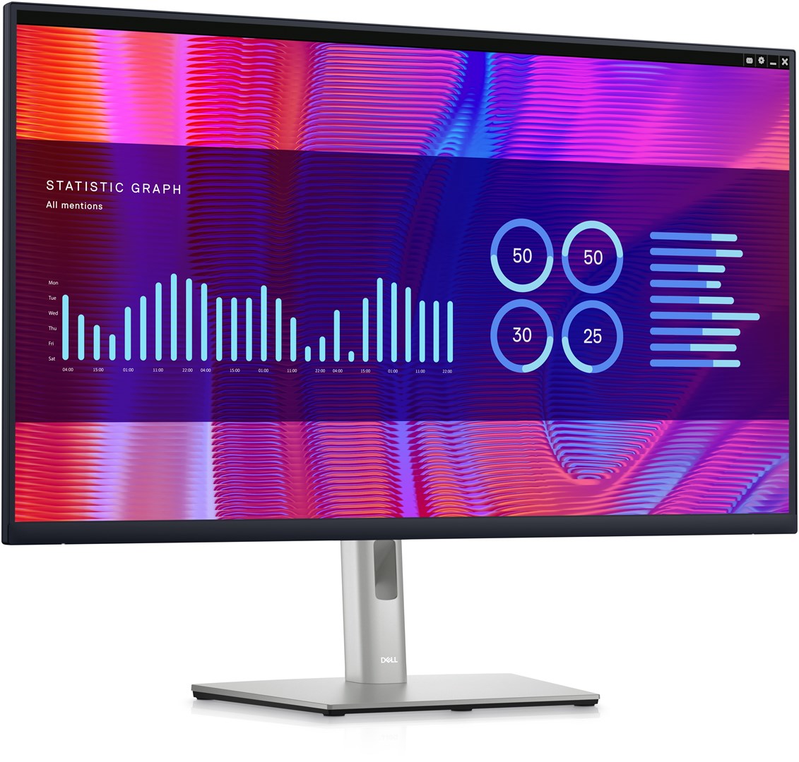 DELL P Series P3223DE 80 cm (31.5") 2560 x 1440 pixels Quad HD LCD Black, Silver DELL P Series P3223DE 80 cm (31.5") 2560 x 1440 pixels Quad HD LCD Black, Silver