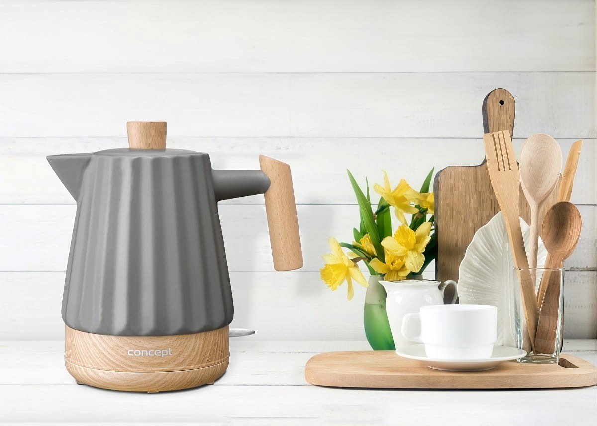 Concept RK0092 Ceramic electric kettle 1.5 l Dark grey Concept RK0092 Ceramic electric kettle 1.5 l Dark grey