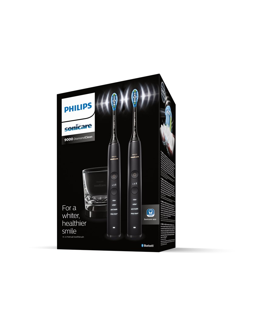 Philips DiamondClean 9000 HX9914/54 2-pack sonic electric toothbrush with chargers & app Philips DiamondClean 9000 HX9914/54 2-pack sonic electric toothbrush with chargers & app