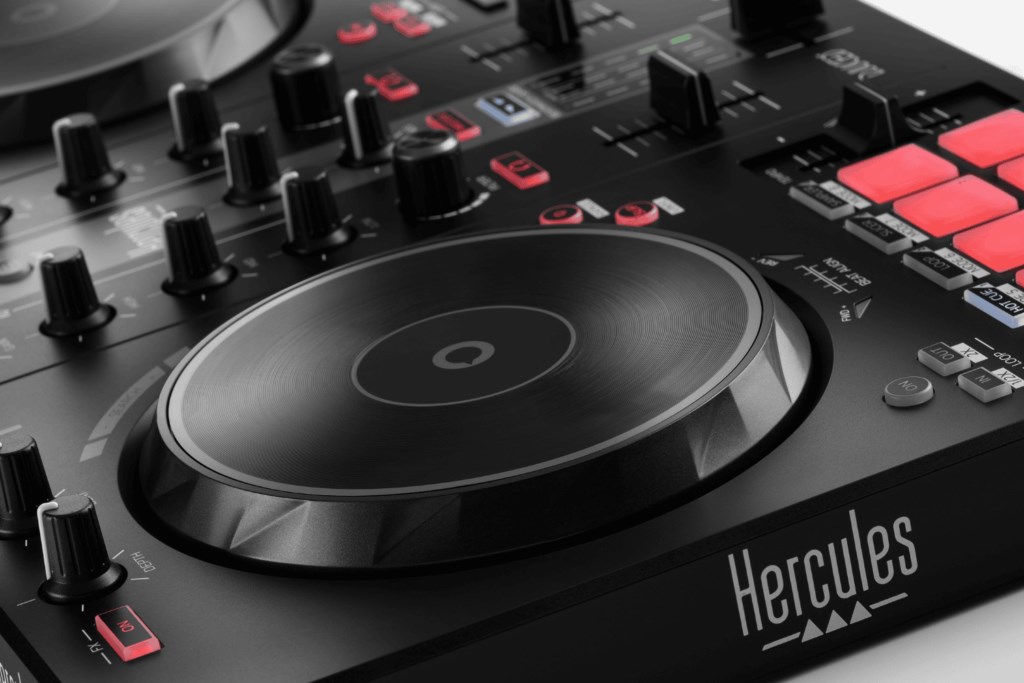Hercules INPULSE 300 MK2 Vinyl scratcher Black, Red Hercules INPULSE 300 MK2 Vinyl scratcher Black, Red