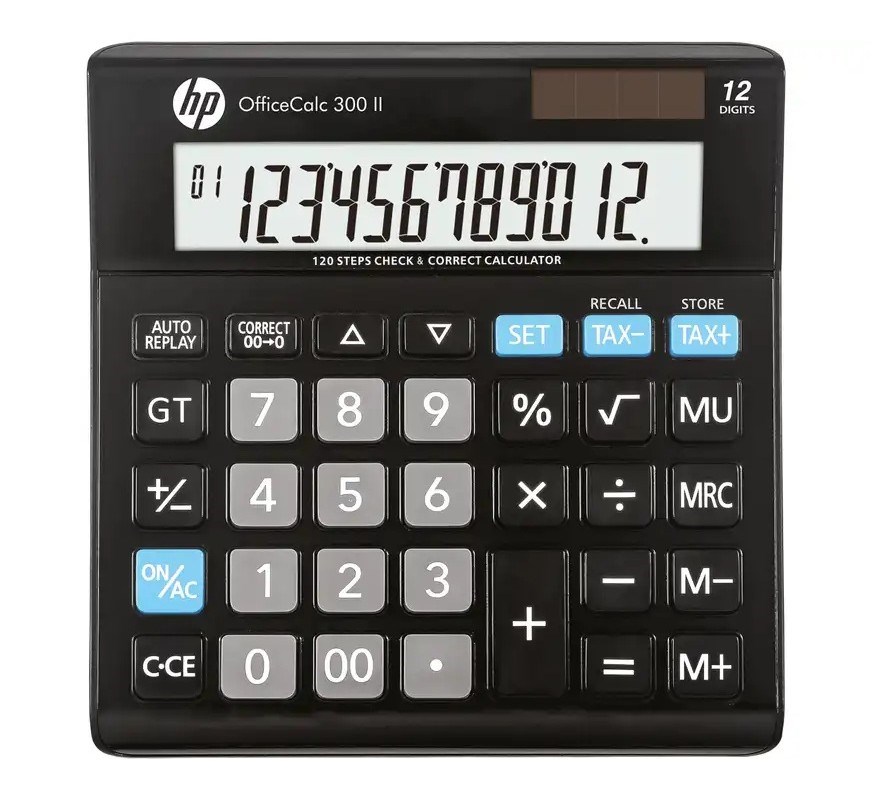 HP Calculator office HP-OC 300 II/INT BX, 12-digit display, 158x151x29mm, black HP Calculator office HP-OC 300 II/INT BX, 12-digit display, 158x151x29mm, black