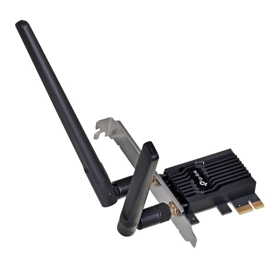 TP-Link AX1800 Wi-Fi 6 Bluetooth 5.2 PCIe Adapter TP-Link AX1800 Wi-Fi 6 Bluetooth 5.2 PCIe Adapter