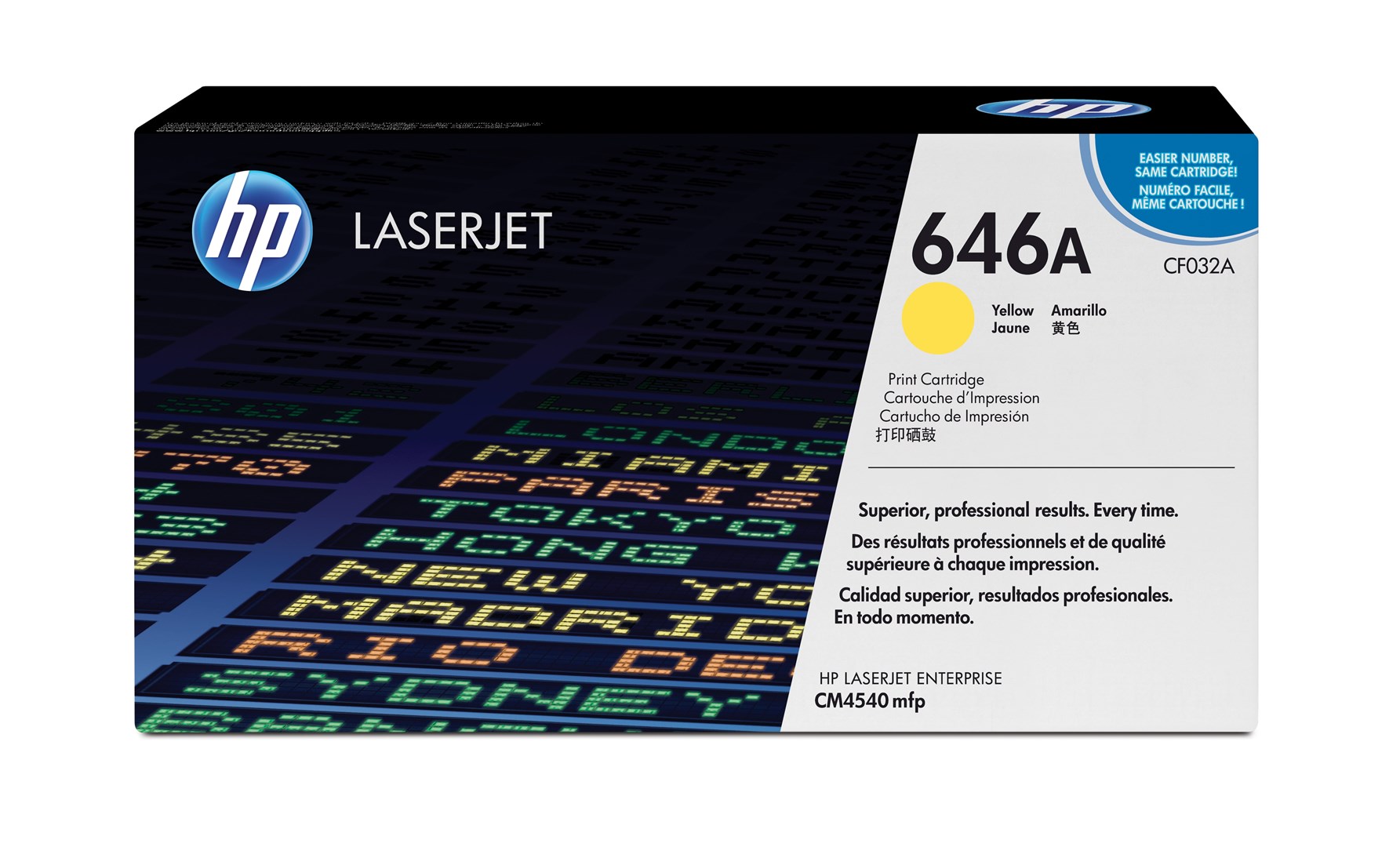 HP 646A Yellow Original LaserJet Toner Cartridge HP 646A Yellow Original LaserJet Toner Cartridge