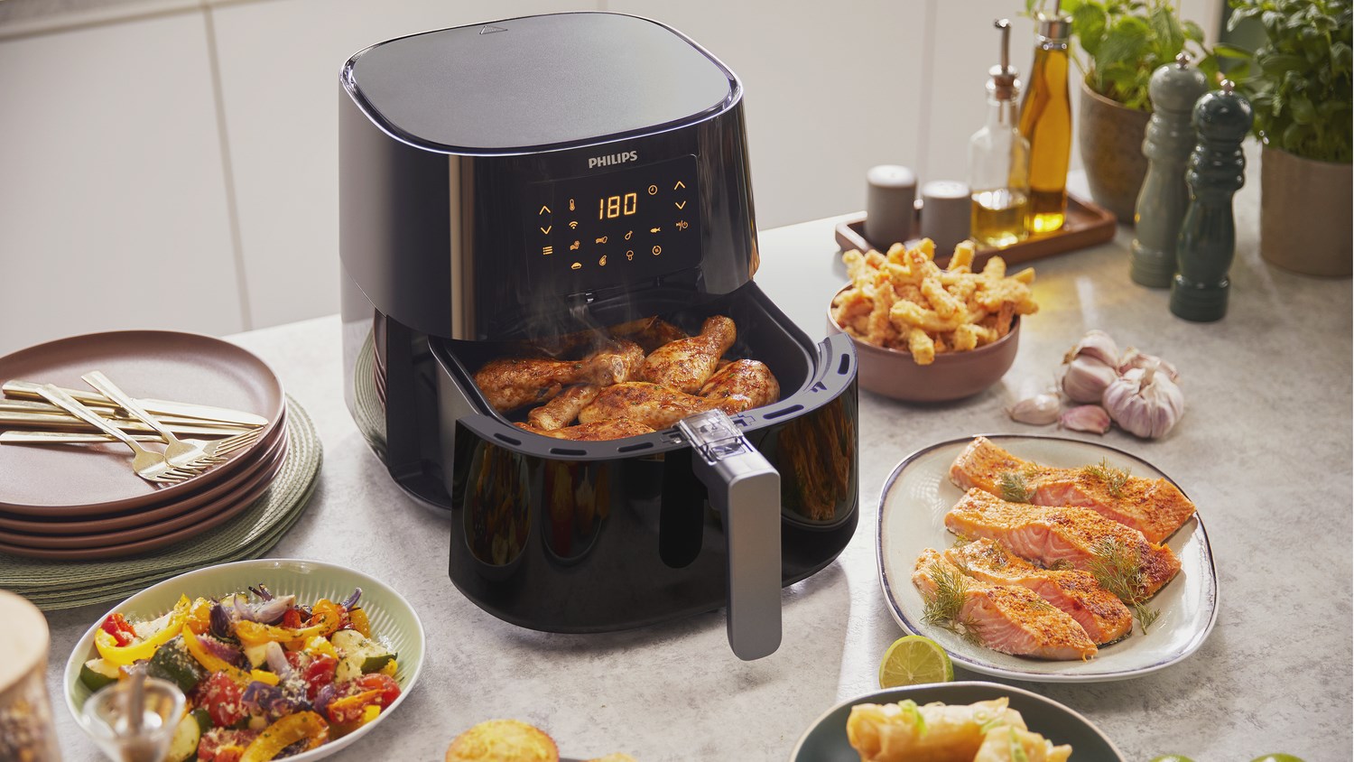 Philips Essential 5000 Series Connected HD9280/70 Airfryer 5000 Series XL Philips Essential 5000 Series Connected HD9280/70 Airfryer 5000 Series XL