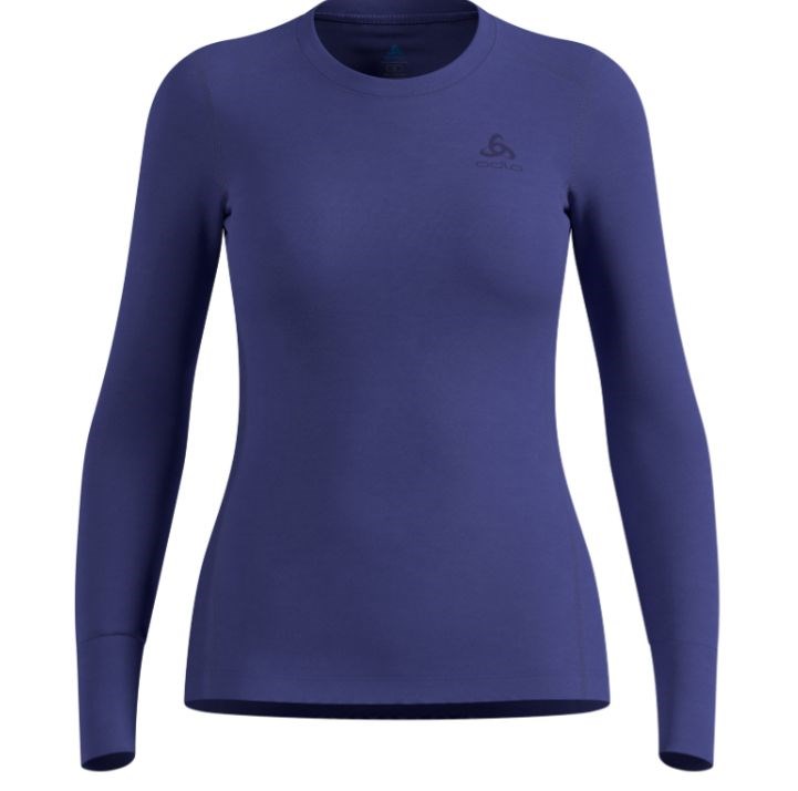 Odlo BL TOP crew neck l/s MERINO 200 long-sleeved thermal underwear, size S, blue Odlo BL TOP crew neck l/s MERINO 200 long-sleeved thermal underwear, size S, blue