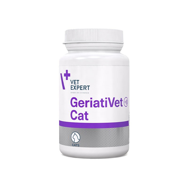 VET EXPERT GeriatiVet Cat - supporting preparation for older cats - 60 caps. VET EXPERT GeriatiVet Cat - supporting preparation for older cats - 60 caps.