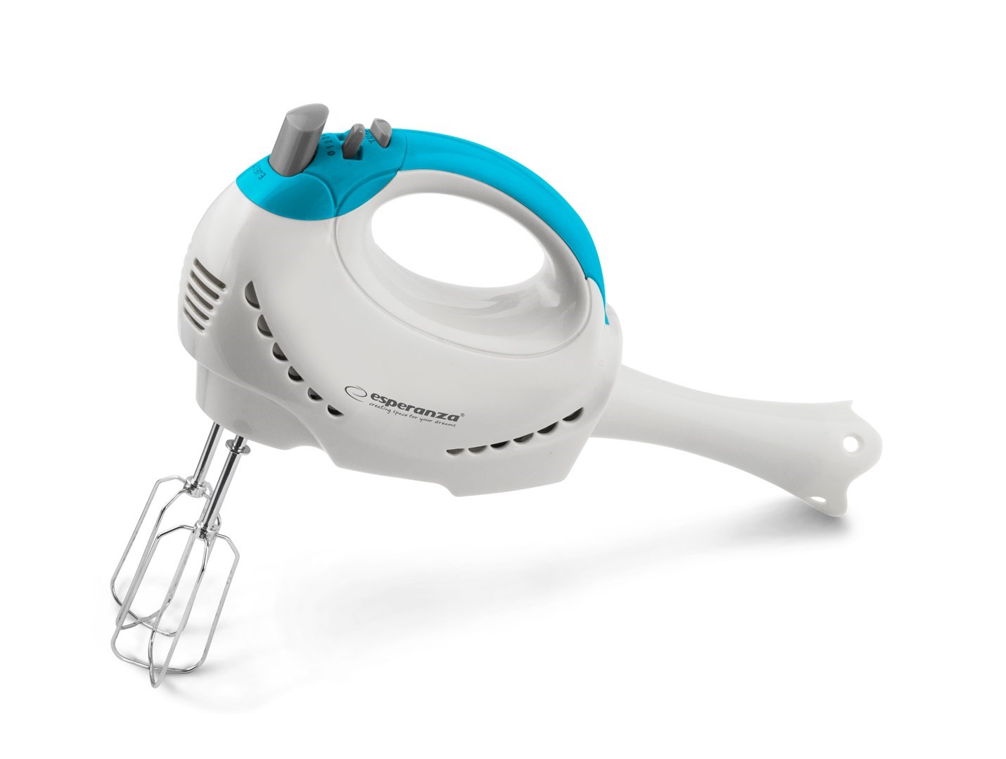 Esperanza EKM010 mixer Hand mixer 300 W Light Blue, White Esperanza EKM010 mixer Hand mixer 300 W Light Blue, White