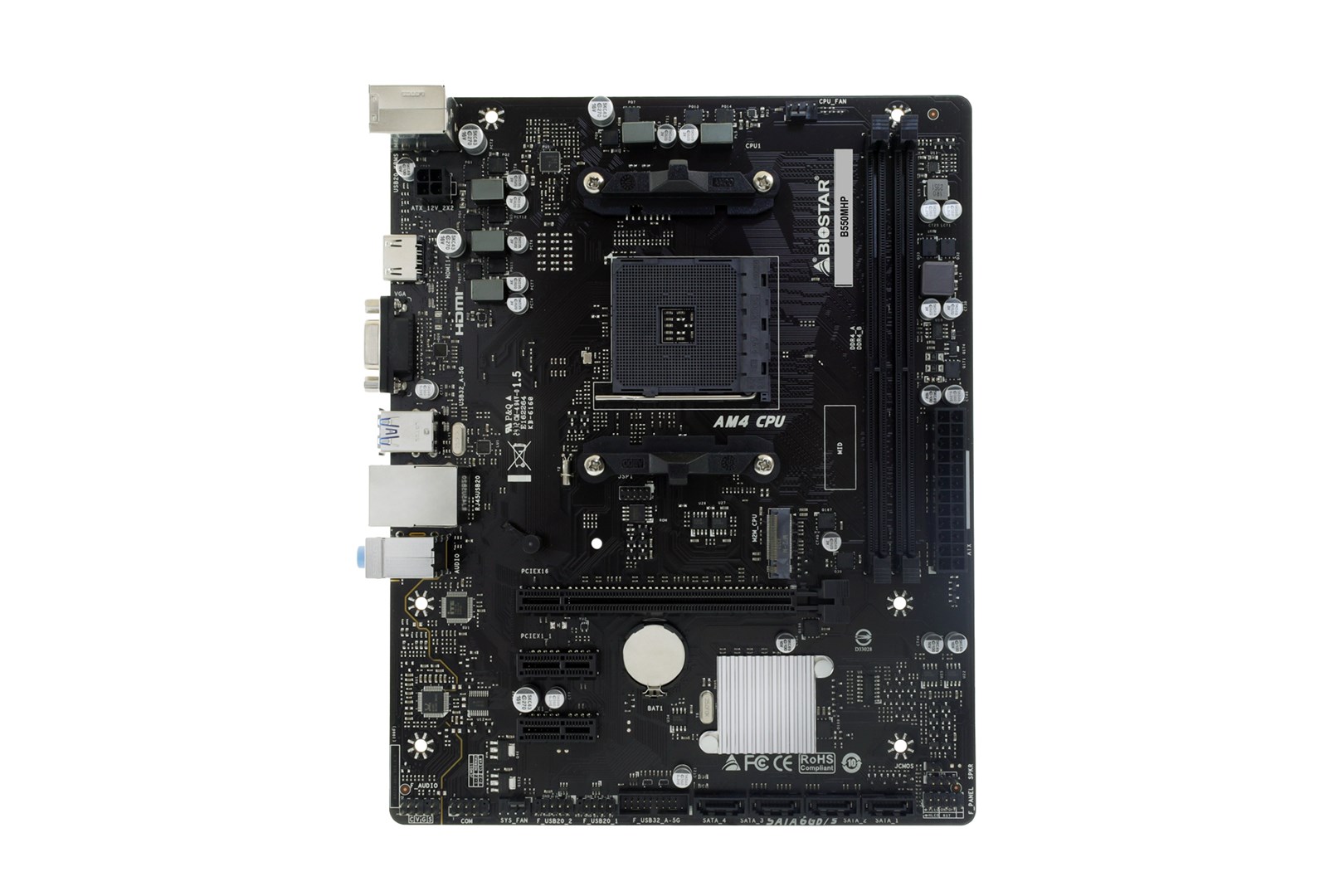 Biostar B550MHP motherboard AMD B550 Socket AM4 micro ATX Biostar B550MHP motherboard AMD B550 Socket AM4 micro ATX