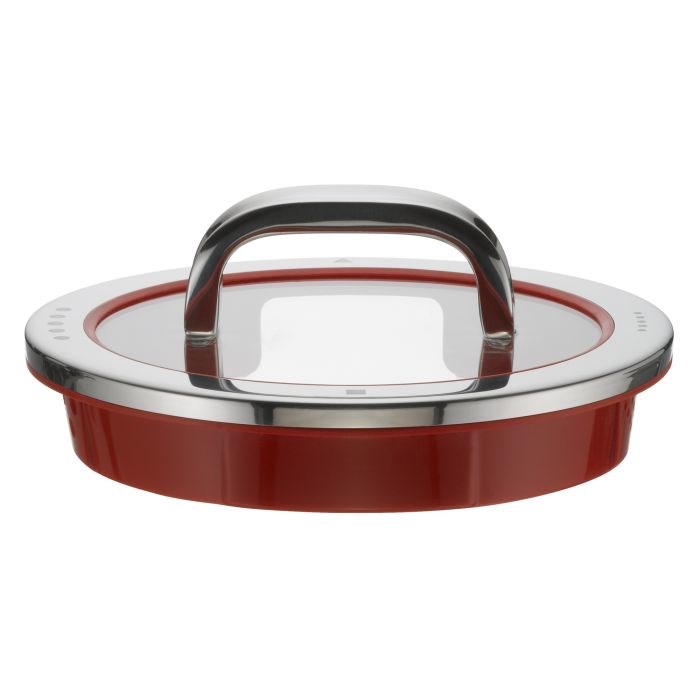 WMF 8900541245 pan lid Round Red, Stainless steel WMF 8900541245 pan lid Round Red, Stainless steel