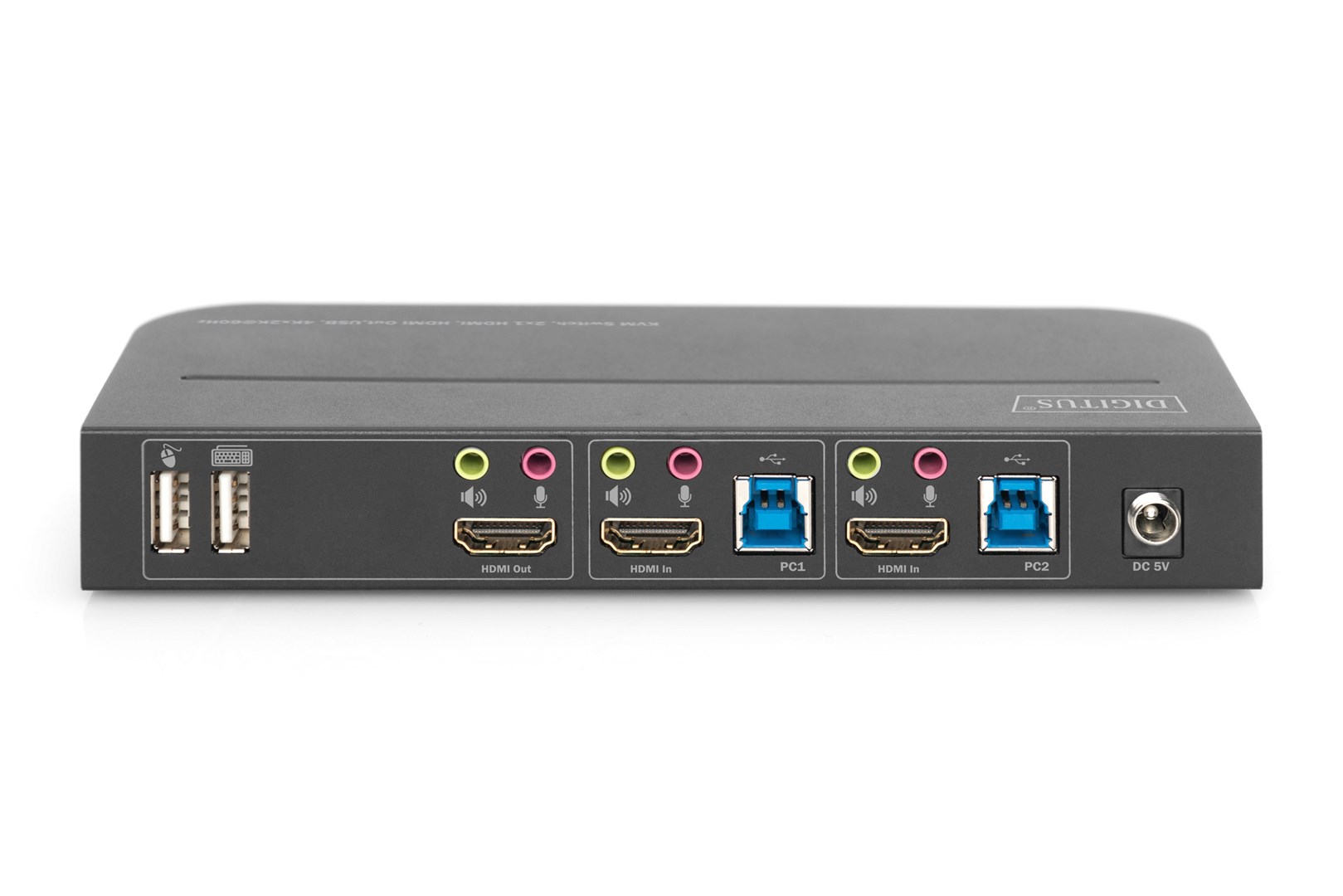 Digitus KVM Switch, 2x1 HDMI, HDMI Out,USB, 4Kx2K@60Hz Digitus KVM Switch, 2x1 HDMI, HDMI Out,USB, 4Kx2K@60Hz