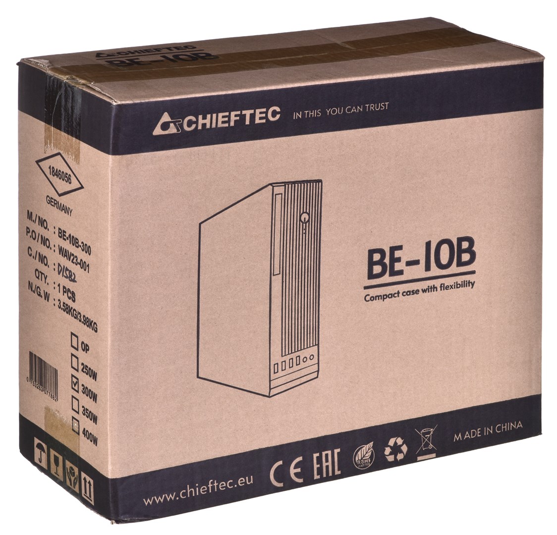 Chieftec BE-10B-300 computer case Small Form Factor (SFF) Black 300 W Chieftec BE-10B-300 computer case Small Form Factor (SFF) Black 300 W
