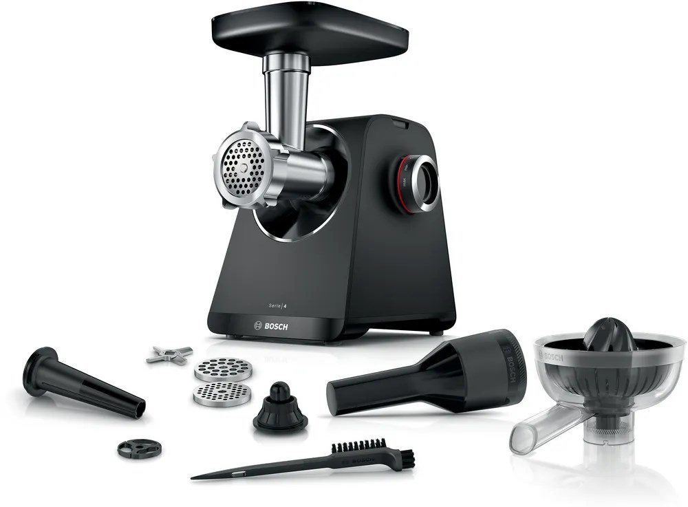 Bosch MFWS430B mincer 1900 W Black, Silver Bosch MFWS430B mincer 1900 W Black, Silver