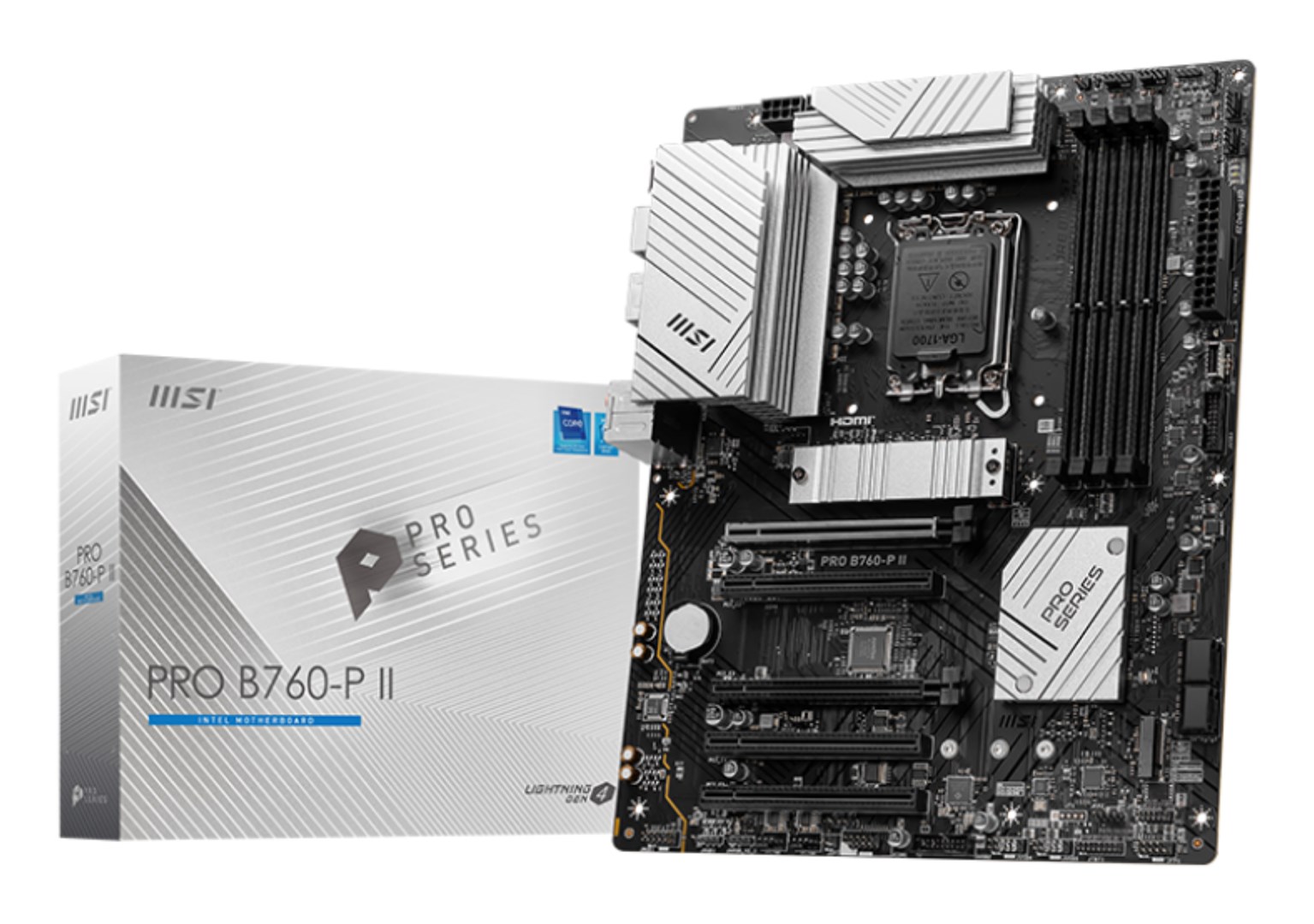 MSI PRO B760-P II motherboard Intel B760 LGA 1700 ATX MSI PRO B760-P II motherboard Intel B760 LGA 1700 ATX