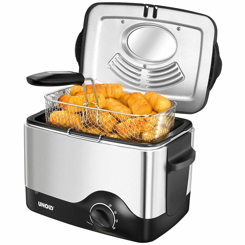 Unold Fryer Compact 1.5 liters 1200W silver (58615) Unold Fryer Compact 1.5 liters 1200W silver (58615)