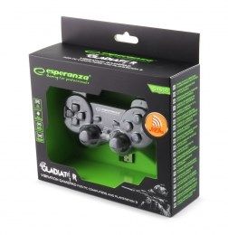 Esperanza EGG108K Gaming Controller Black USB 2.0 Gamepad Analogue / Digital PC, Playstation 3 Esperanza EGG108K Gaming Controller Black USB 2.0 Gamepad Analogue / Digital PC, Playstation 3