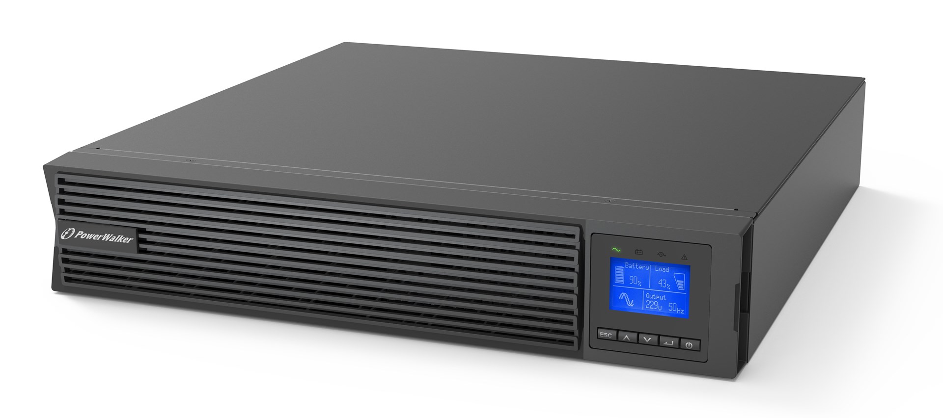 PowerWalker VFI 1000 ICR IoT Double-conversion (Online) 1 kVA 1000 W 8 AC outlet(s) PowerWalker VFI 1000 ICR IoT Double-conversion (Online) 1 kVA 1000 W 8 AC outlet(s)