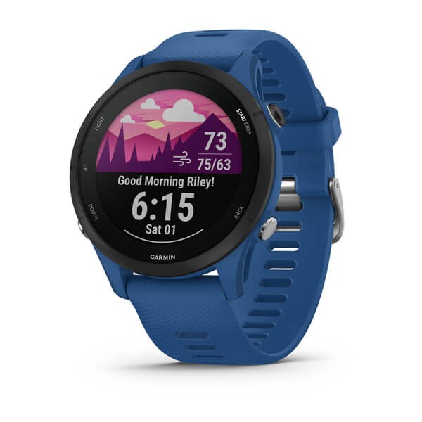 Garmin Forerunner 255 3.3 cm (1.3") MIP 46 mm Digital 260 x 260 pixels Blue Wi-Fi GPS (satellite) Garmin Forerunner 255 3.3 cm (1.3") MIP 46 mm Digital 260 x 260 pixels Blue Wi-Fi GPS (satellite)