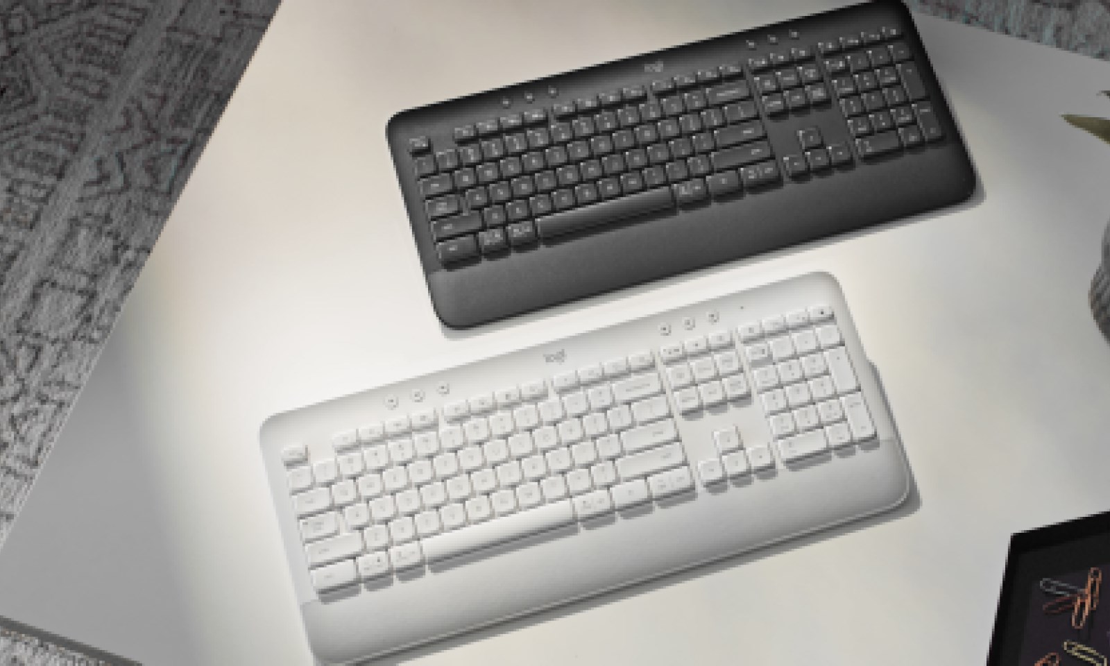 Logitech SIGNATURE K650. Type in comfort. Get more done Logitech SIGNATURE K650. Type in comfort. Get more done