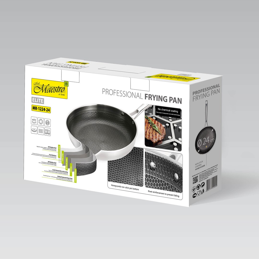 Professional Frying Pan Maestro MR-1224-26 26 26 cm Professional Frying Pan Maestro MR-1224-26 26 26 cm